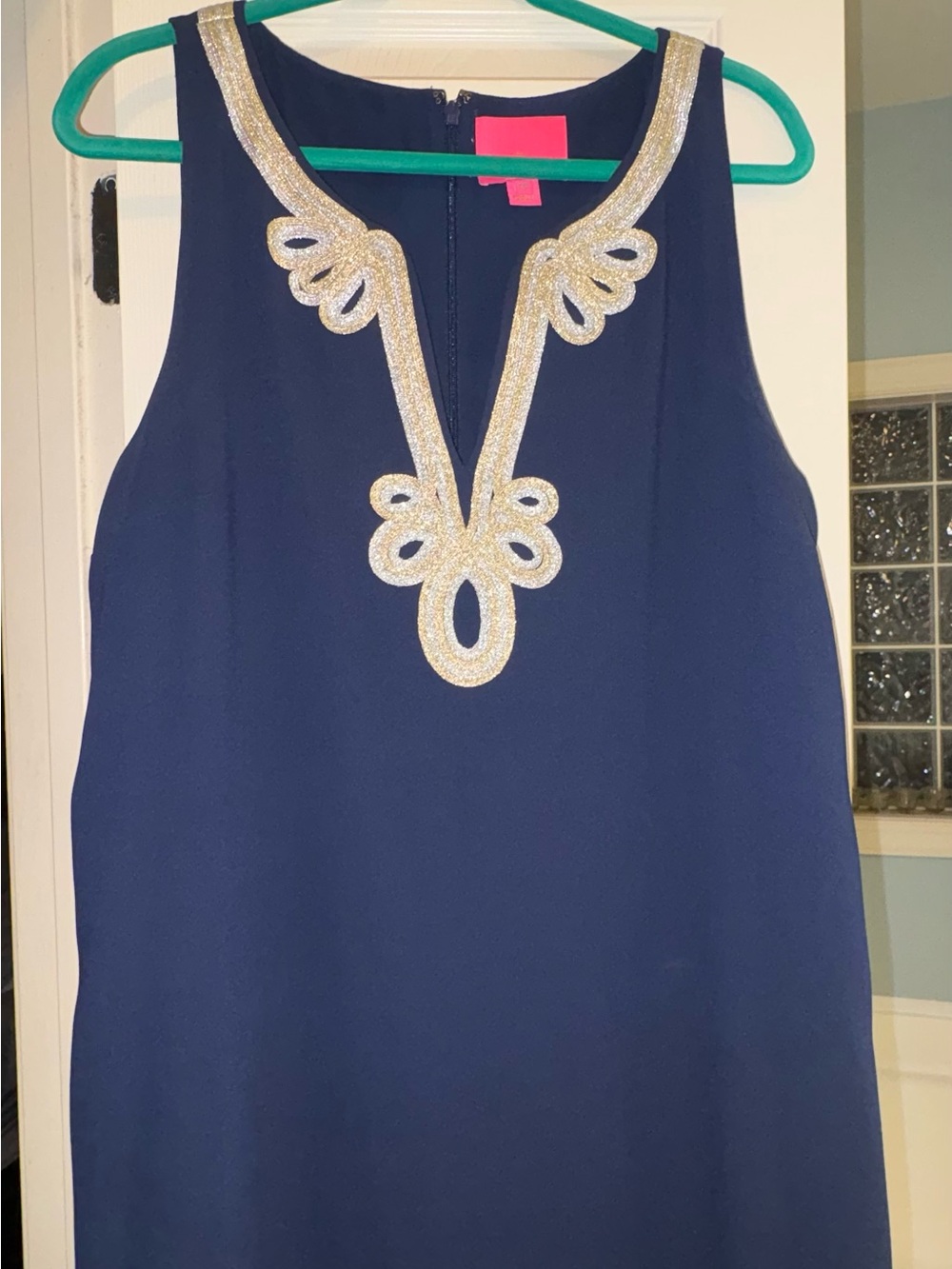 EUC Navy Lilly Pulitzer Cherlyn Shift Dress Size 16 - Picture 2 of 4